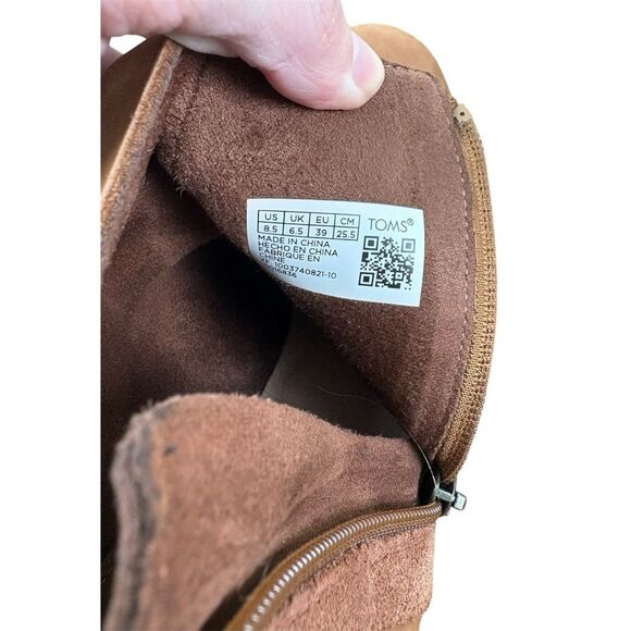 Toms Avery Brown wedge boots - Picture 6 of 7